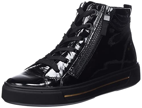 ARA Damskie trampki Courtyard, czarne, rozmiar 41,5 UE