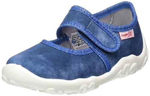 Superfit Kapcie dziewczęce Bonny, niebieski 8070, 23 EU