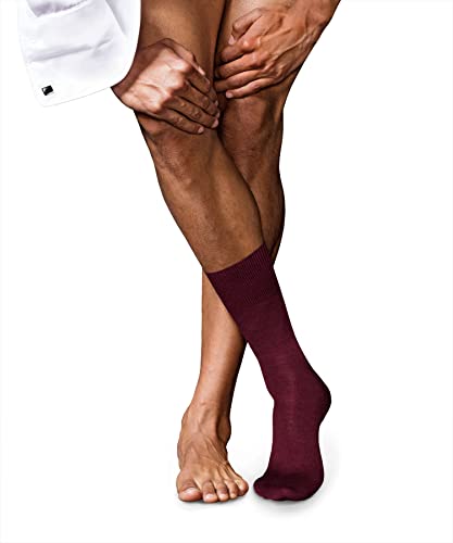 Falke nr 6 Finest Merino skarpety męskie czerwony barolo 39-40