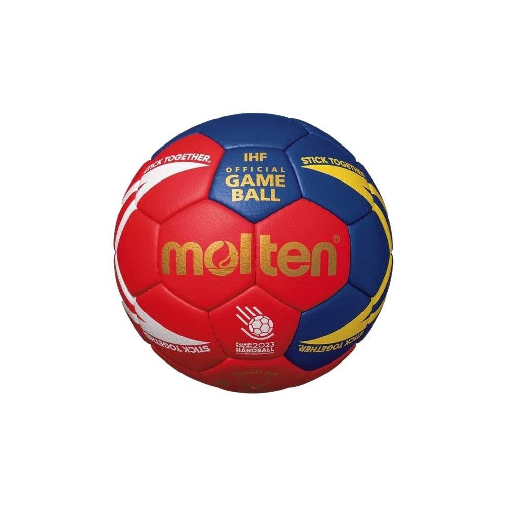 H3X5001-M3Z Piłka ręczna Molten - Oficjalna, meczowa - Mistrzostwa Świata Polska/Szwecja 2023 Molten