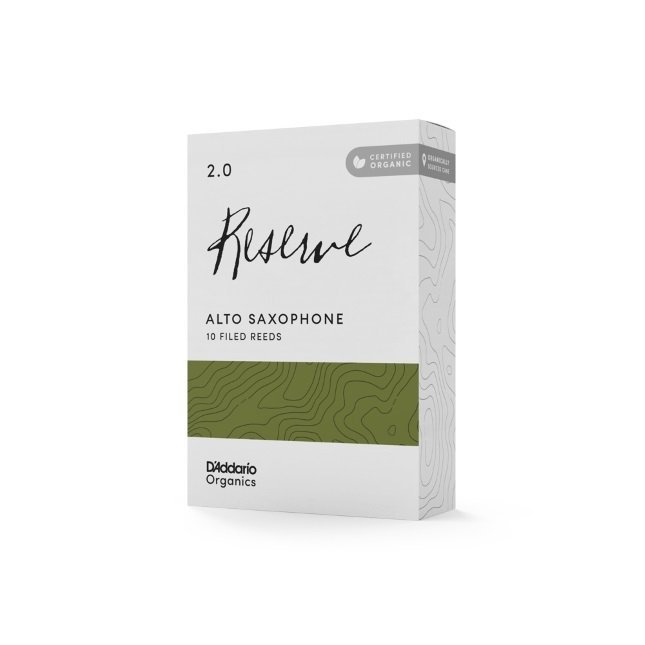 D'Addario ODJR1030 Organic Reserve Alto Sax 3 stroik