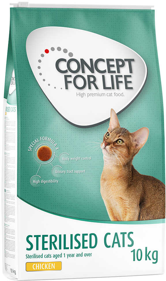 Concept for Life Sterilised Cats 10 kg kurczak