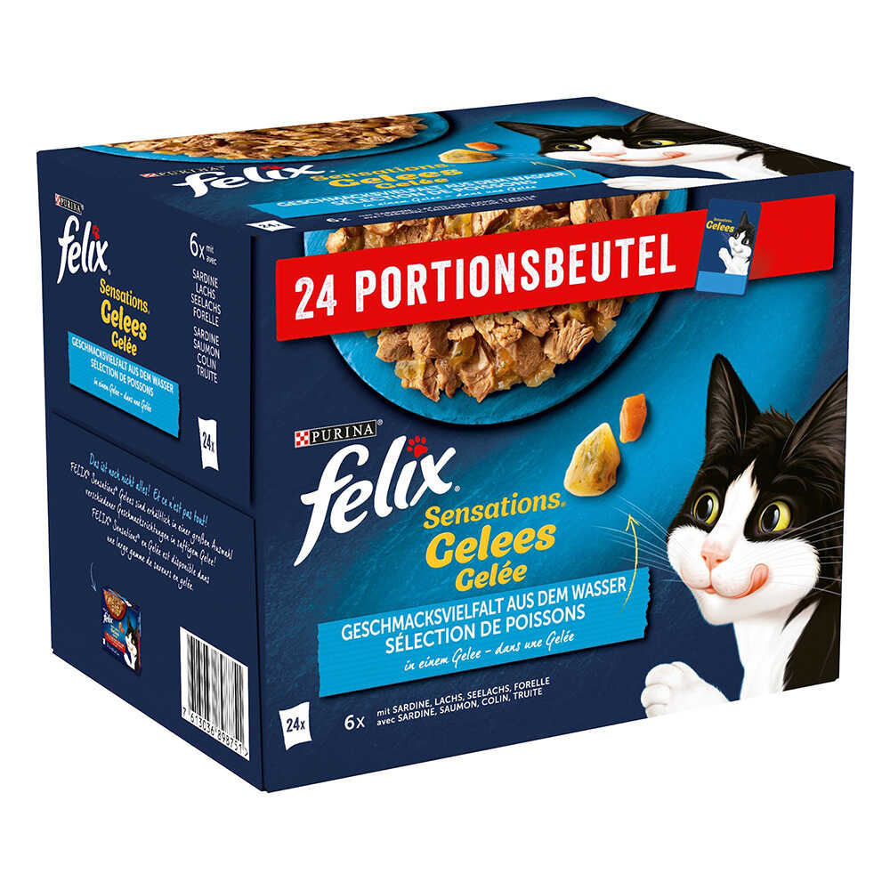 Zestaw Felix Sensations w galaretce, 48 x 85 g - Rybna różnorodność