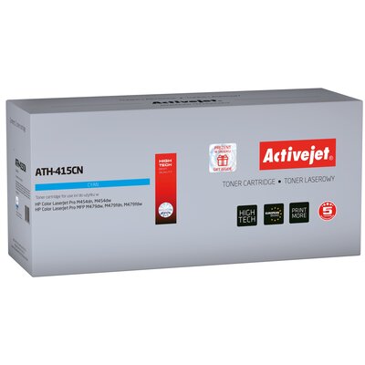 Toner Activejet ATH-415CN (zamiennik HP 415A W2031A; Supreme; 2100 stron; niebieski) z chipem