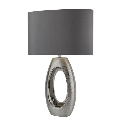 Searchlight Lampa stołowa Artisan z tekstylnym kloszem