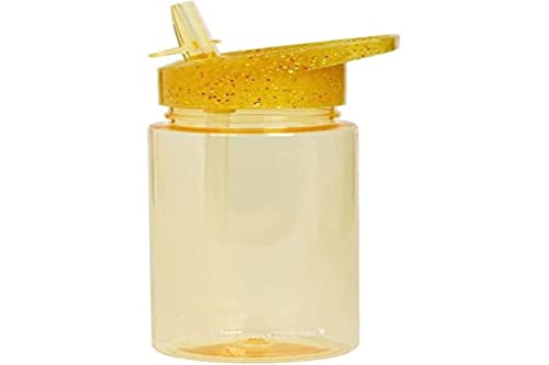 A Little Lovely Company A Little Lovely Company - A Little Lovely Company  -  Bidon Transparentny ze Składanym Ustnikiem Glitter Gold