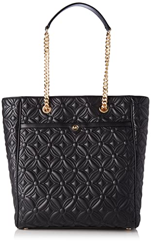 Michael Kors LG NS Chain Tote, torba damska, czarna, jeden rozmiar, czarny