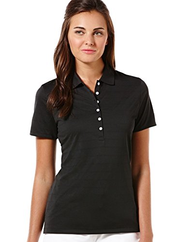 Callaway Damska koszulka golfowa z krótkim rękawem Opti-Vent Open Mesh Czarny XXL