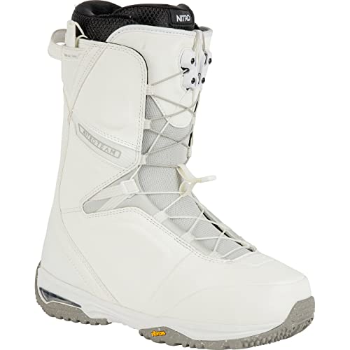 Nitro Męskie snowboardy Team TLS '23 All Mountain Freeride Freestyle system szybkiego sznurowania łódź snowboardowa, biała, MP 30,0 // EU 45 1/3 // US 12