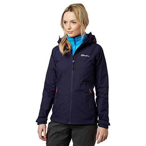 Berghaus Stormcloud damska kurtka wodoodporna, UK (14), 38 (EUL), niebieska wieczorowa