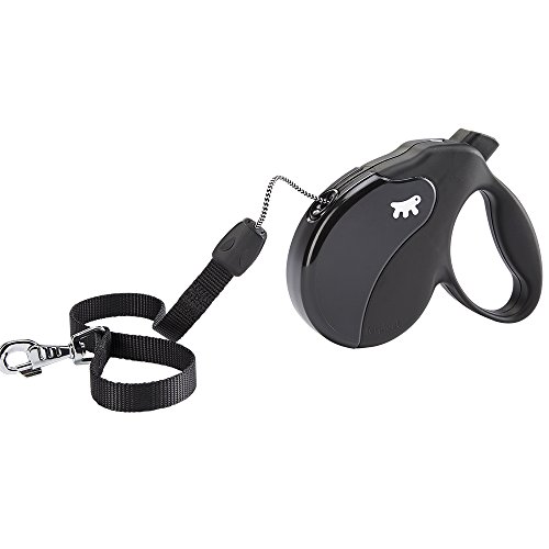 Ferplast 75710017 Rollleine Amigo Mit Wechselcover Small, Cord, Schwarz