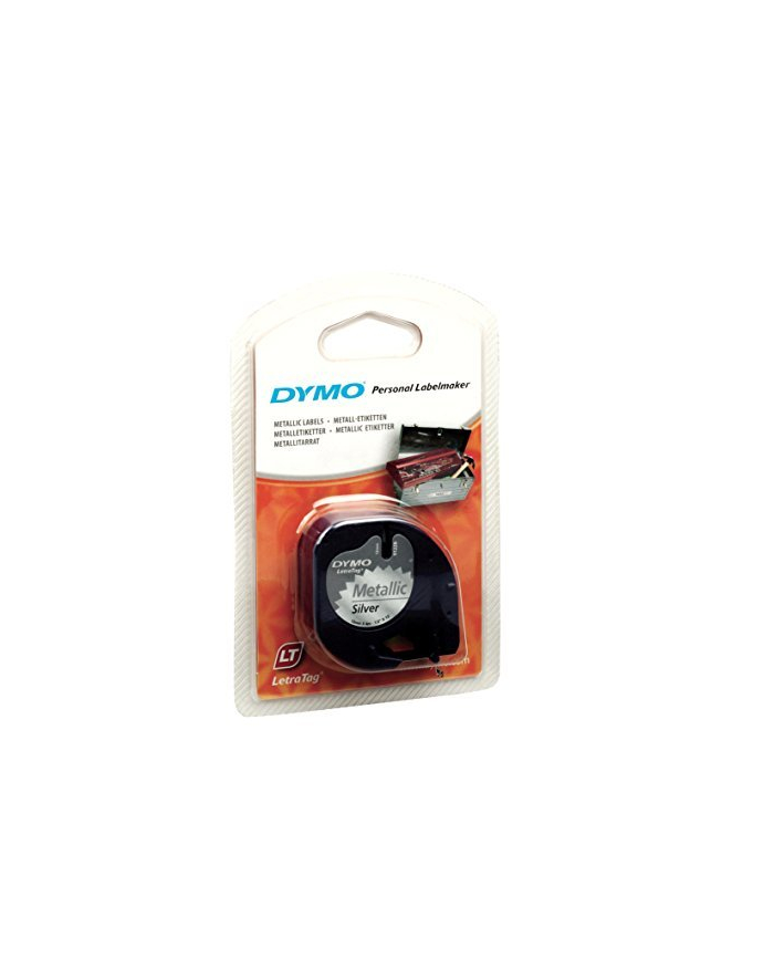 Dymo LT-Band black / silver 12mmx4m