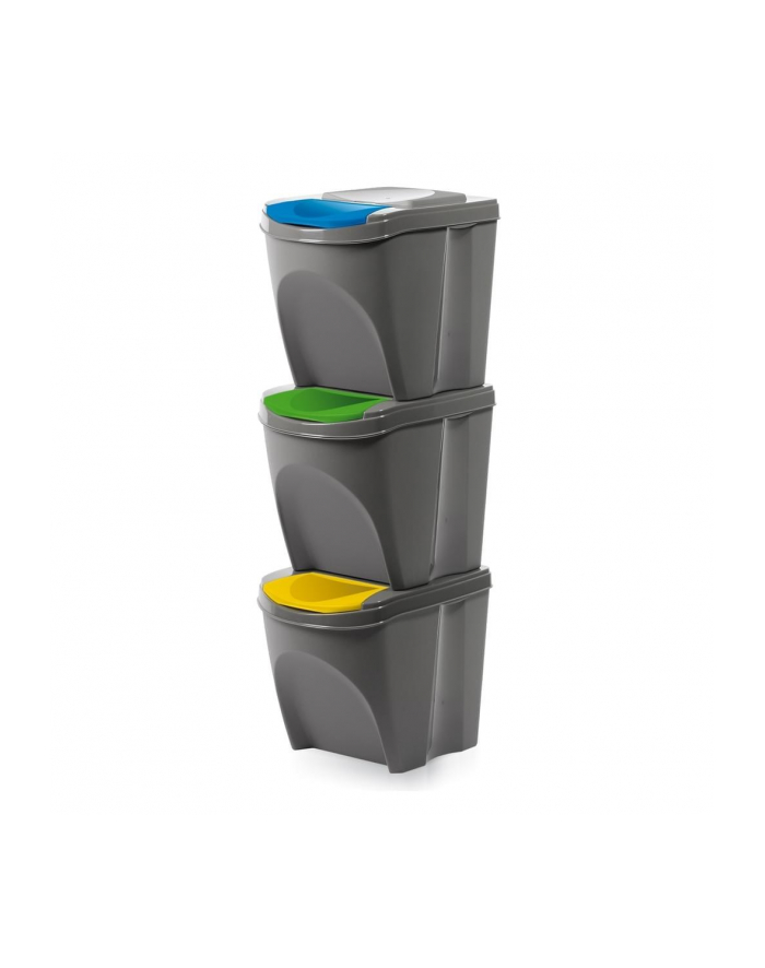Prosperplast Kosz na śmieci SORTIBOX IKWB20S3-405U kolor szary