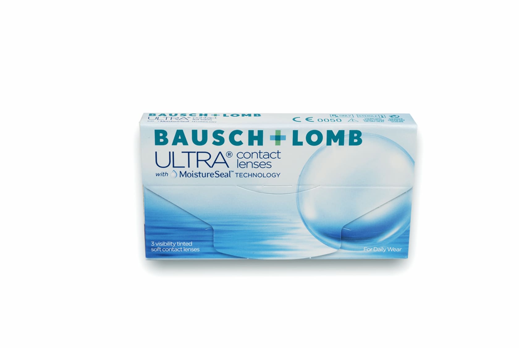 Bausch & Lomb ULTRA 3 szt. Soczewki miesięczne (-1.25 dpt & BC 8.5)