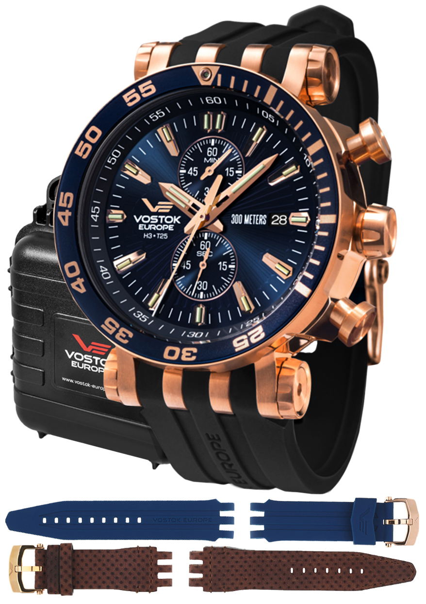 Zegarek Vostok Europe VK61575B590SB Energia Chrono Line