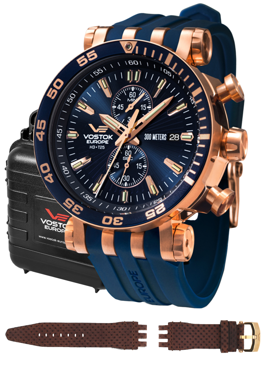 Zegarek Vostok Europe VK61575B590S Energia Chrono Line