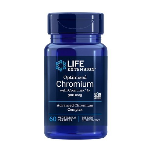 Life extension - Chrom z Crominex 3+, 500mcg, 60 vkaps