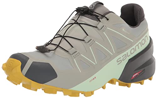 Salomon Damskie buty trekkingowe Speedcross 5 Gore-Tex, Wrought Iron/Spray/Antique Moss, 45 1/3 EU, Wrought Iron Spray Antique Moss, 45 1/3 EU