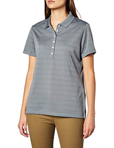 Callaway Damska koszulka golfowa z krótkim rękawem Opti-Vent Open Mesh Szary Cichy klosz S