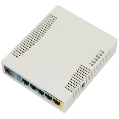 MIKROTIK RB951Ui-2HnD Access Point 2.4GHz 5x RJ45 100Mb/s 1x USB