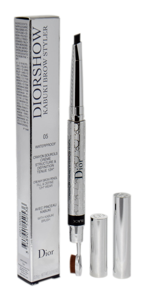 Фото - Помада й блиск для губ Christian Dior Dior DIOR DIORSHOW KABUKI BROW STYLER 005 BLACK 0,29g 