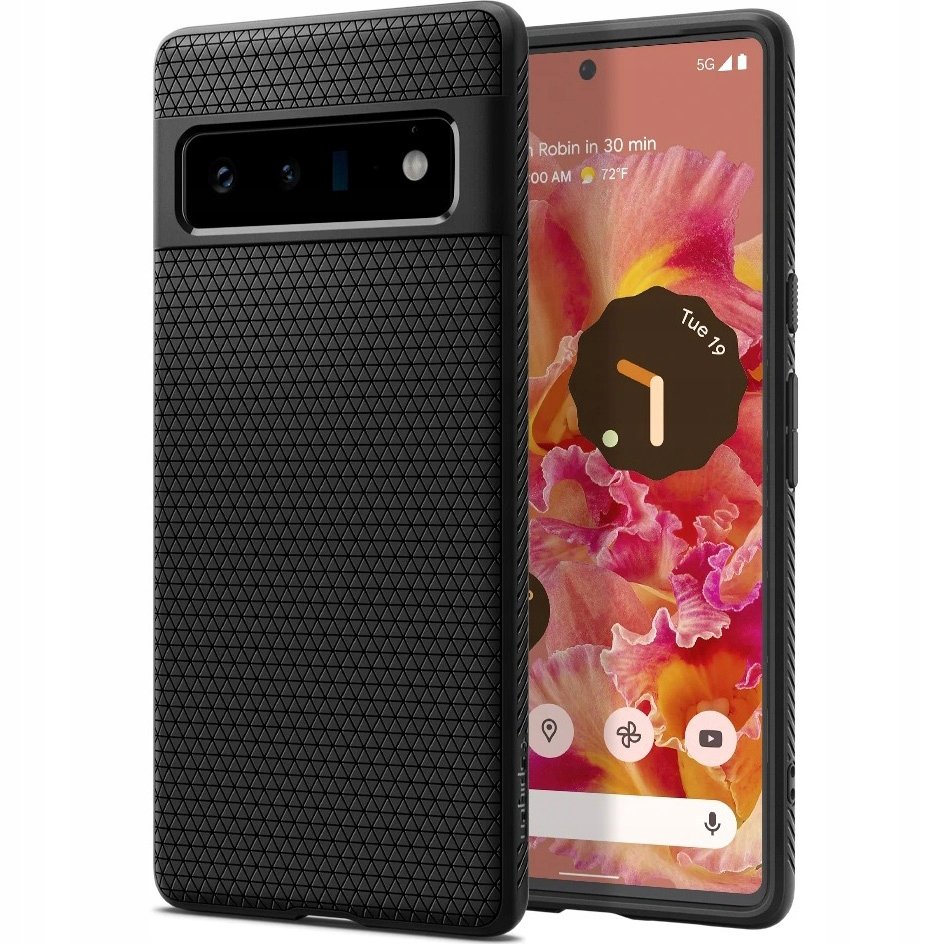 Spigen Etui Liquid Air Google Pixel 6 Pro czarne ACS03455