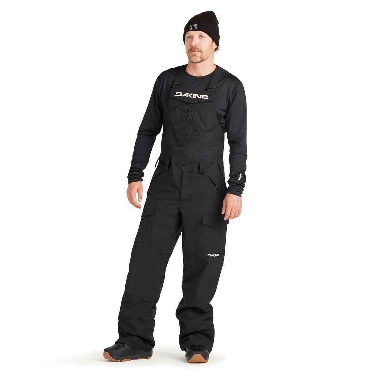 Spodnie narciarskie - Spodnie męskie Dakine Ogrodniczki Reach 20K Bib black - grafika 1