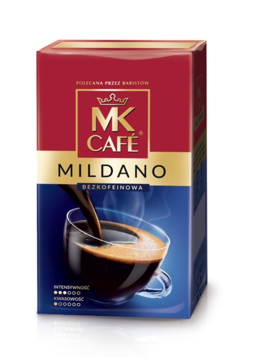MK Cafe KAWA MIELONA MK MILDANO B/K 250G VAC MILDANO 0,250 KG