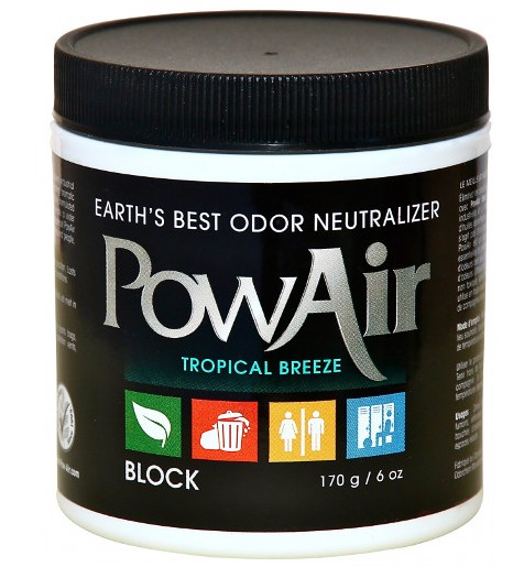 Opinie o PowAir Block Tropical Breeze170g skuteczny neutralizator zapachu