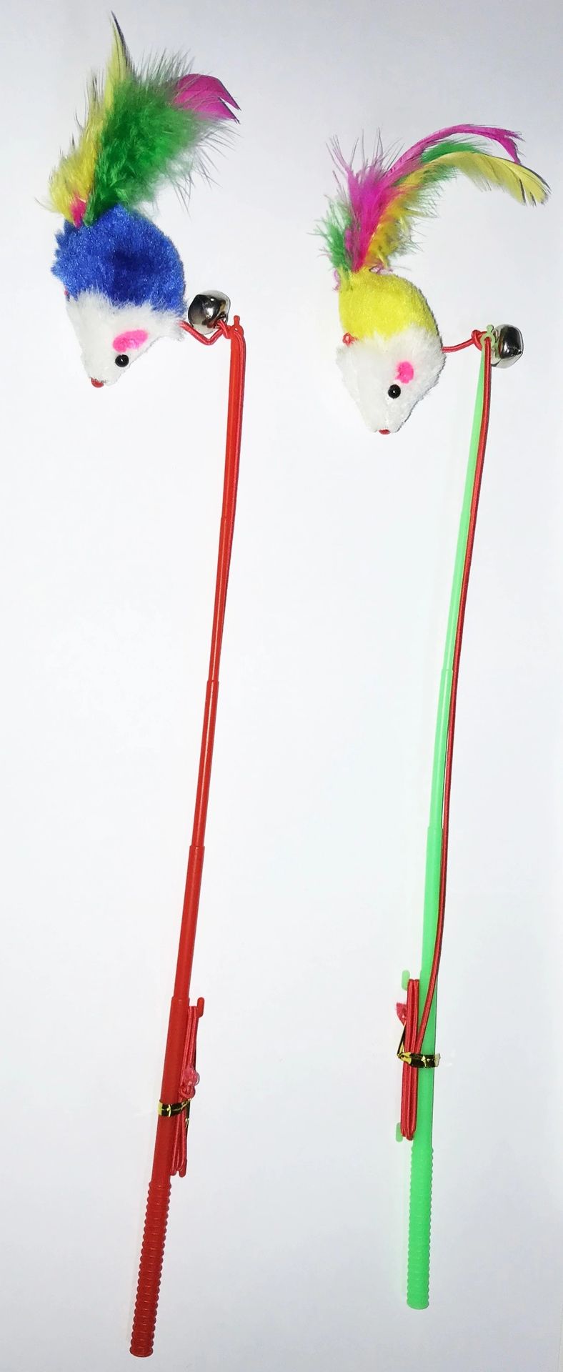 LUPIPETS ZABAWKA KOT WĘDKA MYSZ+DZWONEK 31CM PLT0101 48