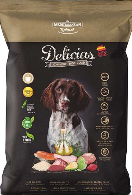 Delicias Dog Food Adult 3kg półmokra karma dla psa