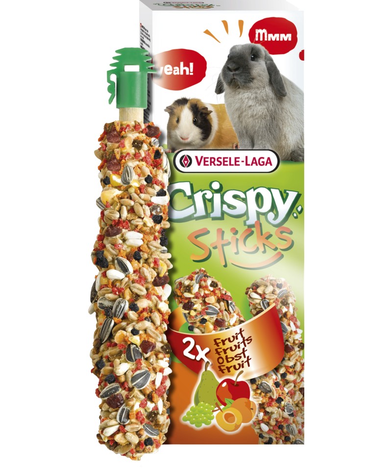 Versele Laga Crispy Sticks kolby owocowe dla królików i kawii 110g