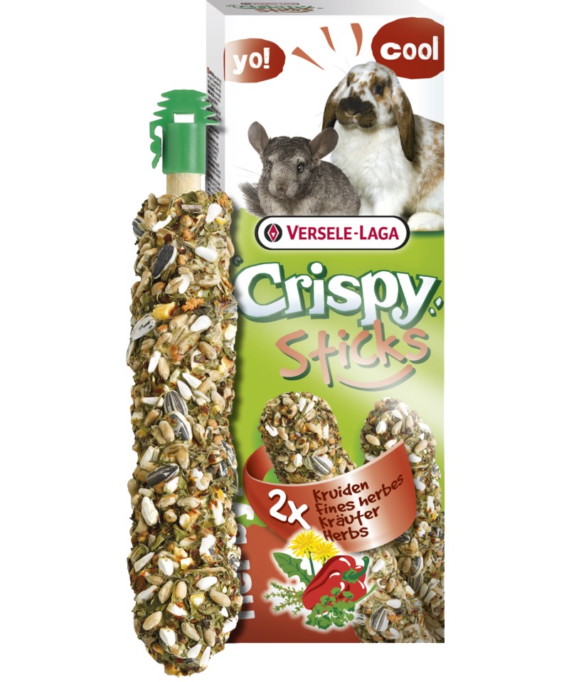 Versele Laga Crispy Sticks Kolby Ziołowe królików i szynszyli 110g