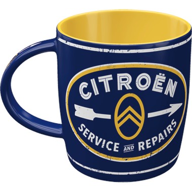 Retro Kubek Ceramiczny Citroen Service & Repairs 340 ml