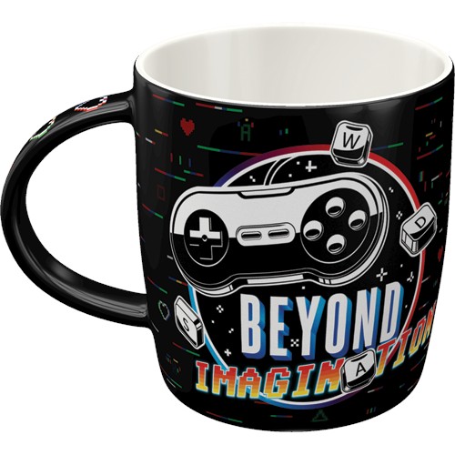Retro Kubek Ceramiczny Gaming Beyond Imagination 340 ml