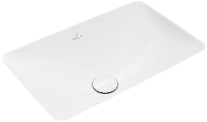 Villeroy & Boch Loop & Friends umywalka 45x28 cm podblatowa prostokątna CeramicPlus Weiss Alpin 4A5600R1