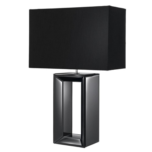 Searchlight EU1610BK - Lampa stołowa MIRROR 1xE27/60W/230V