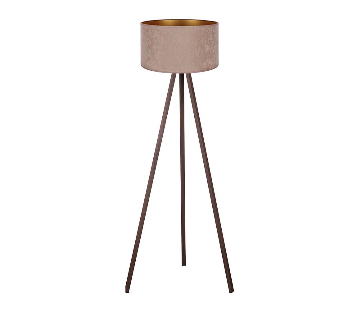 Brilagi - Lampa podłogowa VELVET 1xE27/60W/230V brązowy/beżowy