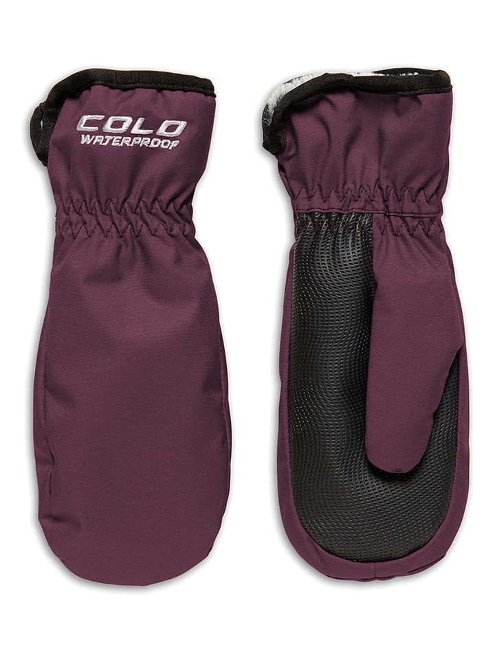 COLD Rękawiczki softshellowe w kolorze fioletowym