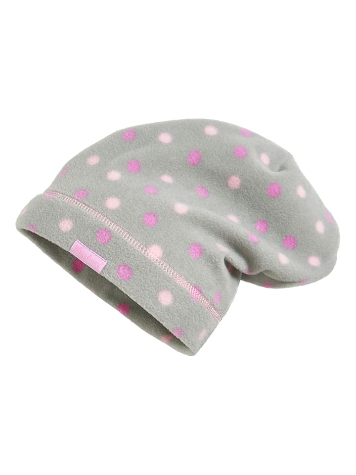 Playshoes Polarowa czapka beanie w kolorze szarym