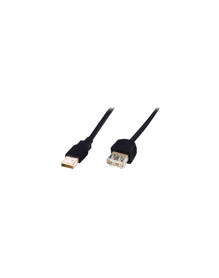Przedłużacz USB 2.0 3m czarny ASSMANN
