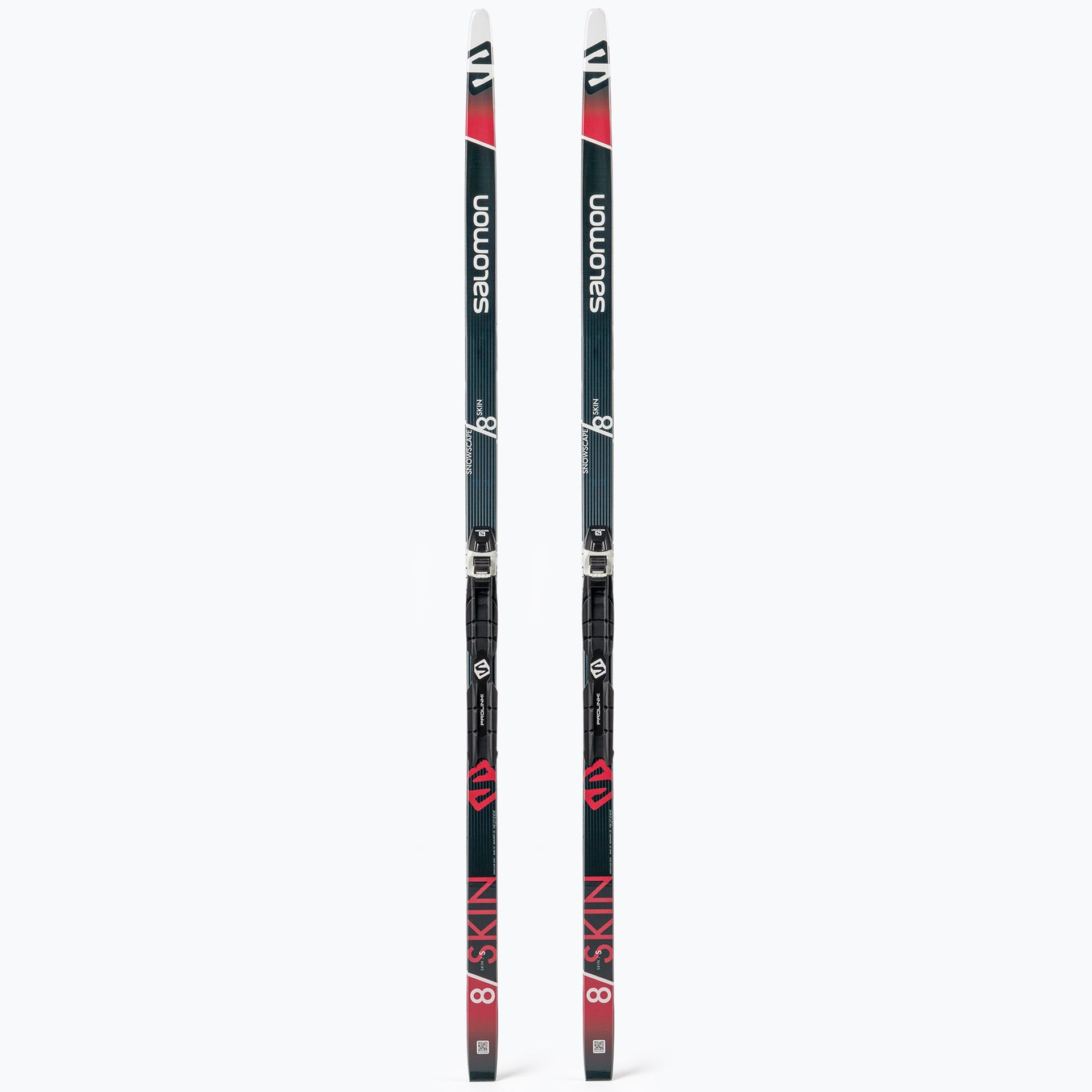 Narty biegowe Salomon Snowscape 8 Skin + Prolink Auto czarno-czerwone L413753PM l