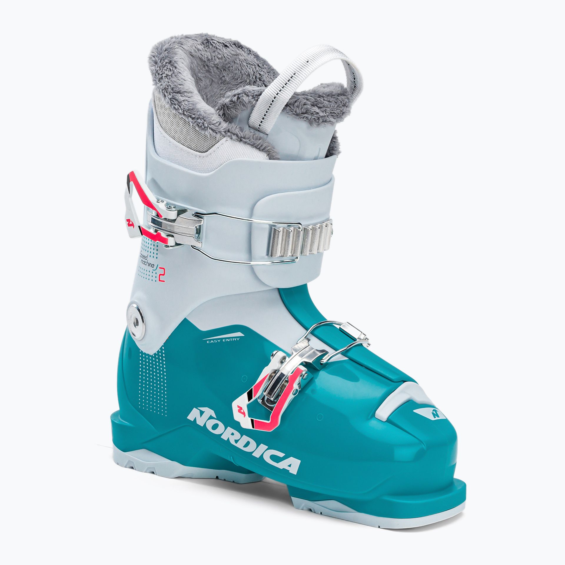 Buty narciarskie dziecięce Nordica Speedmachine J2 niebiesko-białe  20.5 cm