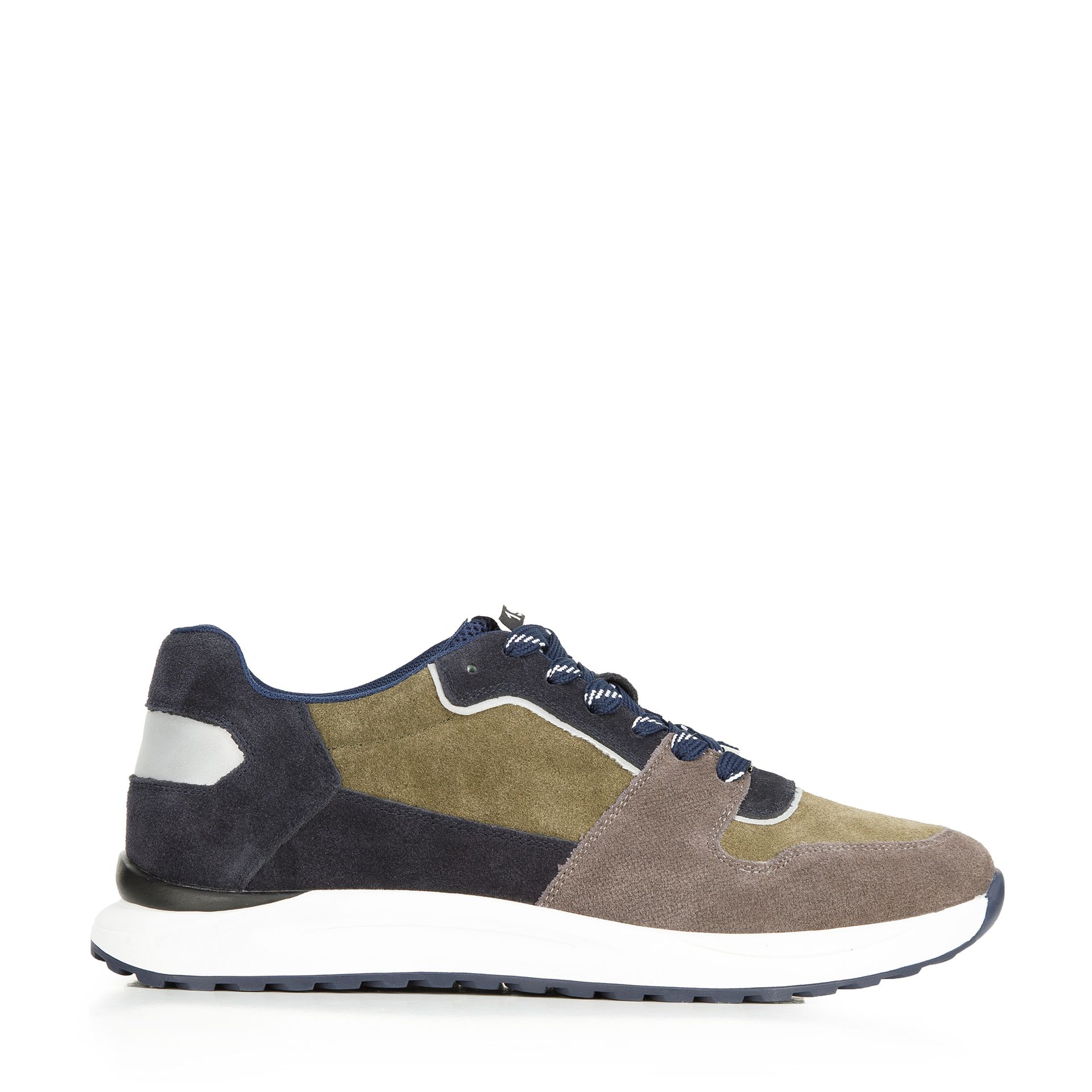 Męskie sneakersy z odblaskową wstawką