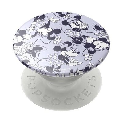 Popsockets Uchwyt i podstawka, PopGrip Minnie Lilac Pattern