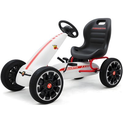 Milly Mally Gokart na pedały Abarth White