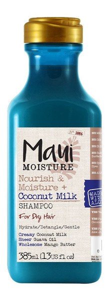 Maui Moisture Nourish & Moisture + Coconut Milk Shampoo szampon do włosów suchych z mleczkiem kokosowym 385ml