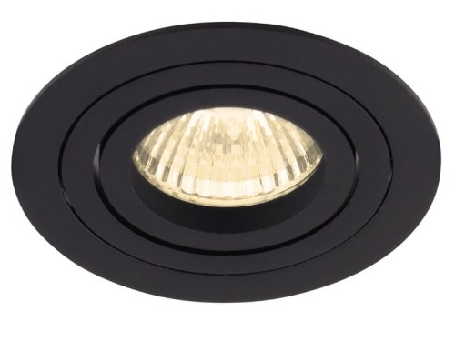 Maxlight Oczko Stropowe Signal I H0086 nowoczesna oprawa podtynkowa w kolorze czarnym H0086