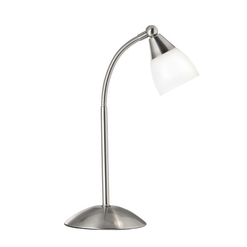 Фото - Люстра / світильник Searchlight Touch lampa stołowa 1-punktowa satynowe srebro EU9961SS 