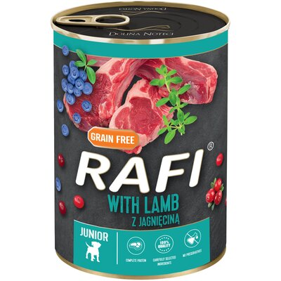 Rafi Dolina Noteci NEW Junior z jagnięciną 400g